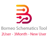 BORNEO 2 USER LICENSE 3 MONTHS New User